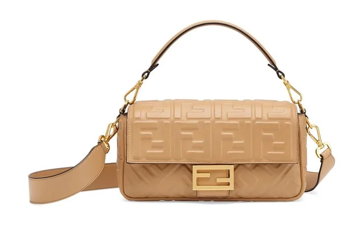 SAC FENDI BAGUETTE BAG IN FF MOTIF CANVAS MULTICOLOUR
