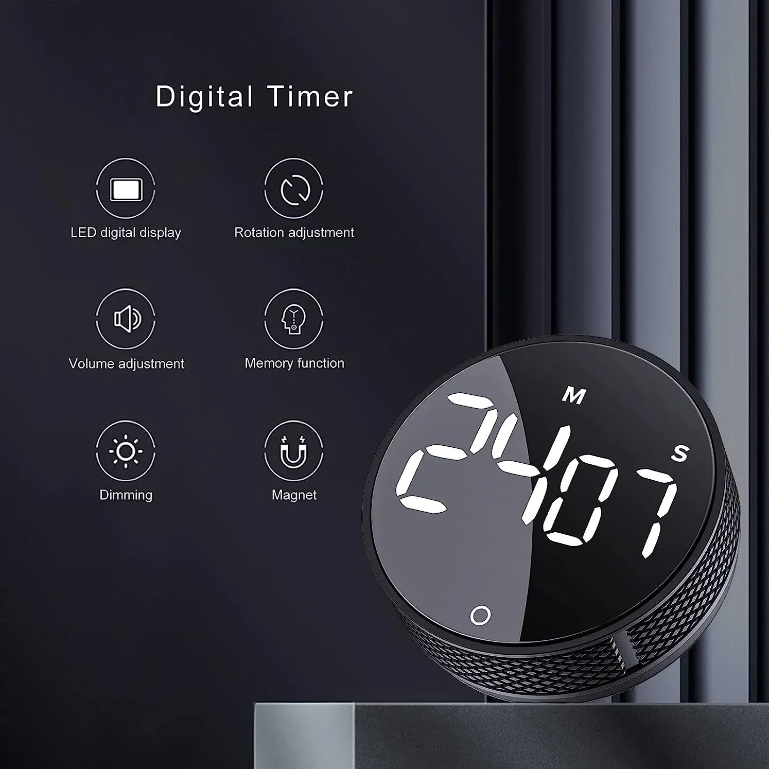 Magnetic LED digital timer | TIMEOUT