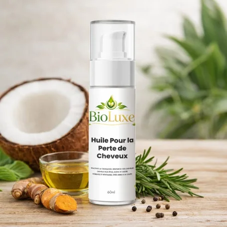 زيت BioLuxe الطبيعي لعلاج تساقط الشعر وتقوية البصيلات