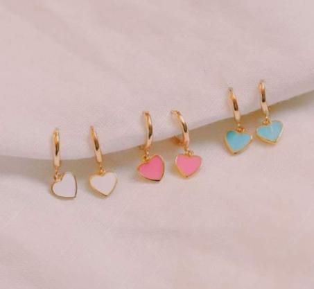 Boucle d'oreille cœur