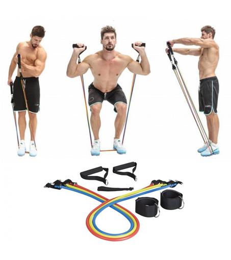 طقم احزمة المقاومة للياقة البدنية LIVEUP