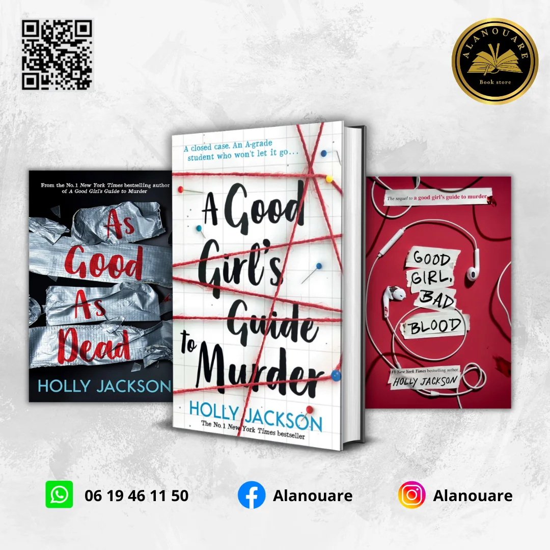 Holly Jackson 3 Books Collection Set (A Good Girl's Guide to Murder, Good Girl Bad Blood, As Good as Dead)