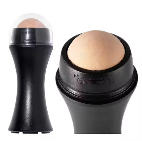 أسطوانة الحجر البركاني للوجه الدهني