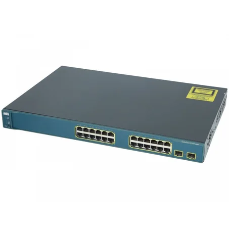 SWITCH CISCO Catalyst 3560 24 10/100 PoE + 2 SFP + IPB Image (WS-C3560-24PS-S)