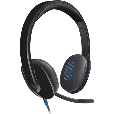 Casque Logitech H540 pour  ordinateur avec microphone anti- parasite - USB (981-000480)