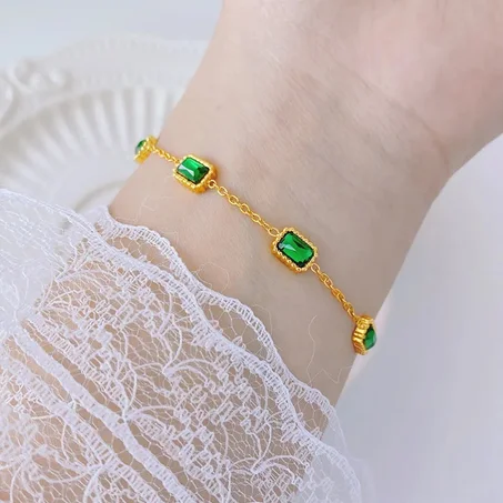 BRACELET DE L'ÉMERAUDE