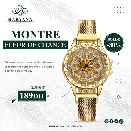 MONTRE FLEUR DE CHANCE