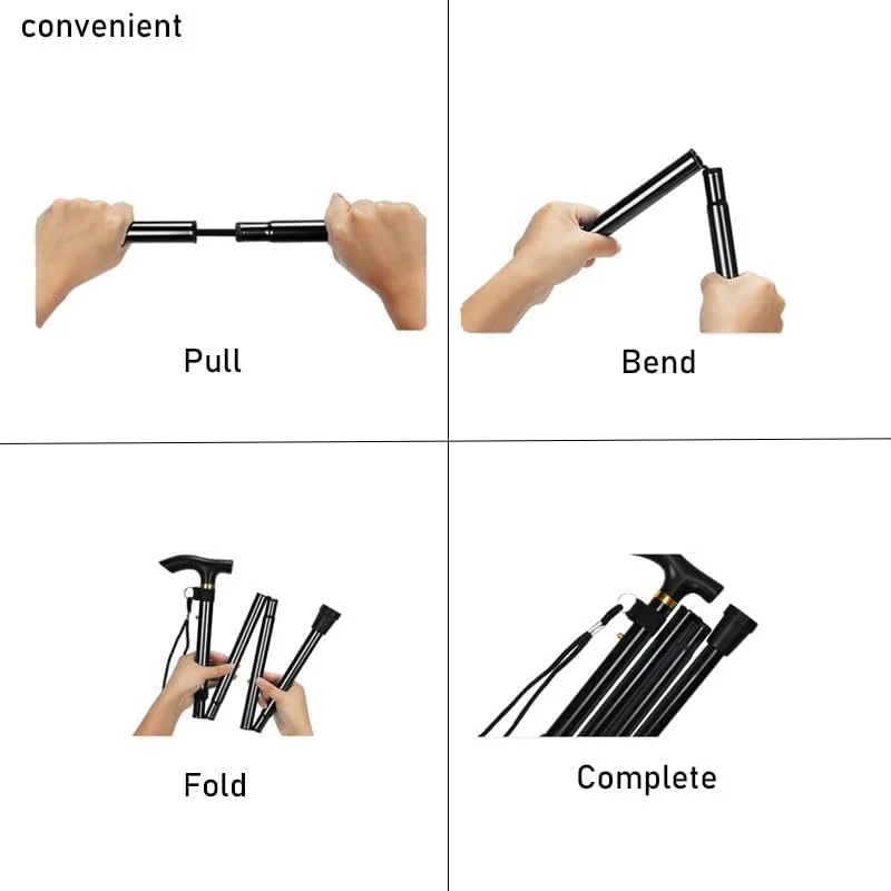 عكاز ب كشاف 2 في 1