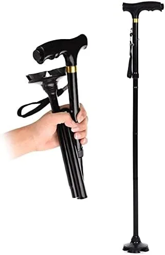 عكاز ب كشاف 2 في 1