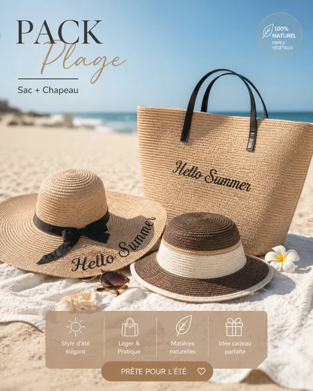 pack plage