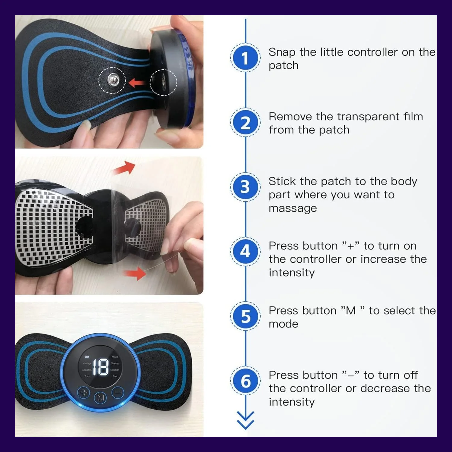 جهاز المساج الذكي لتخفيف الألم والاسترخاء