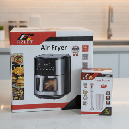 Offre Spéciale: AirFryer Fizler 8.5L 1800 + Mixeur offert 500W🎁