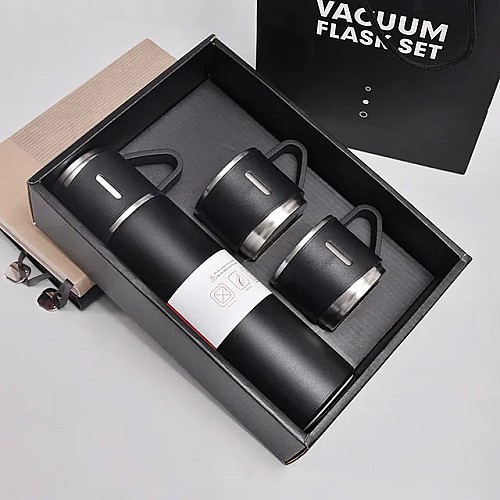 Vacuum Flask Set - 3 Cups - 500 ML