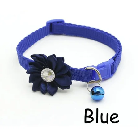 Collier chat chien de compagnie avec cloche réglable chiot animaux accessoires