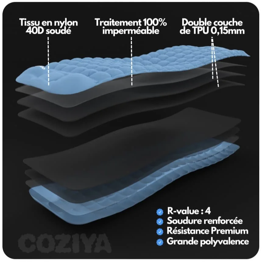 MATELAS AUTO-GONFLABLE COZIYA