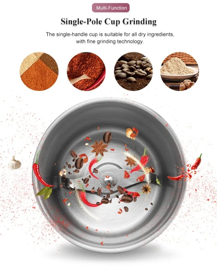 🇮🇹SOKANY🇮🇹 Moulin à Épices En Acier Inoxydable