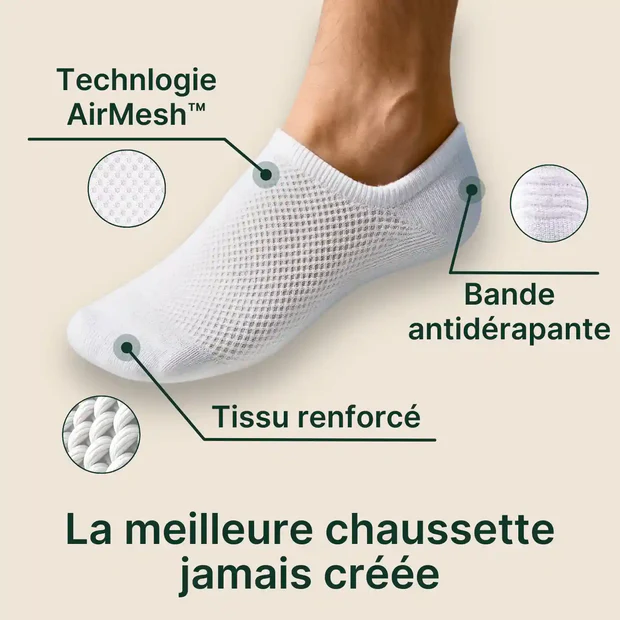 Chaussettes invisibles en Bambou Sokalia® ✨LIVRAISON GRATUITE✨