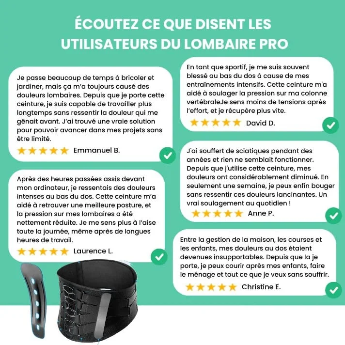 LOMBAIRE PRO™｜CEINTURE UNISEXE