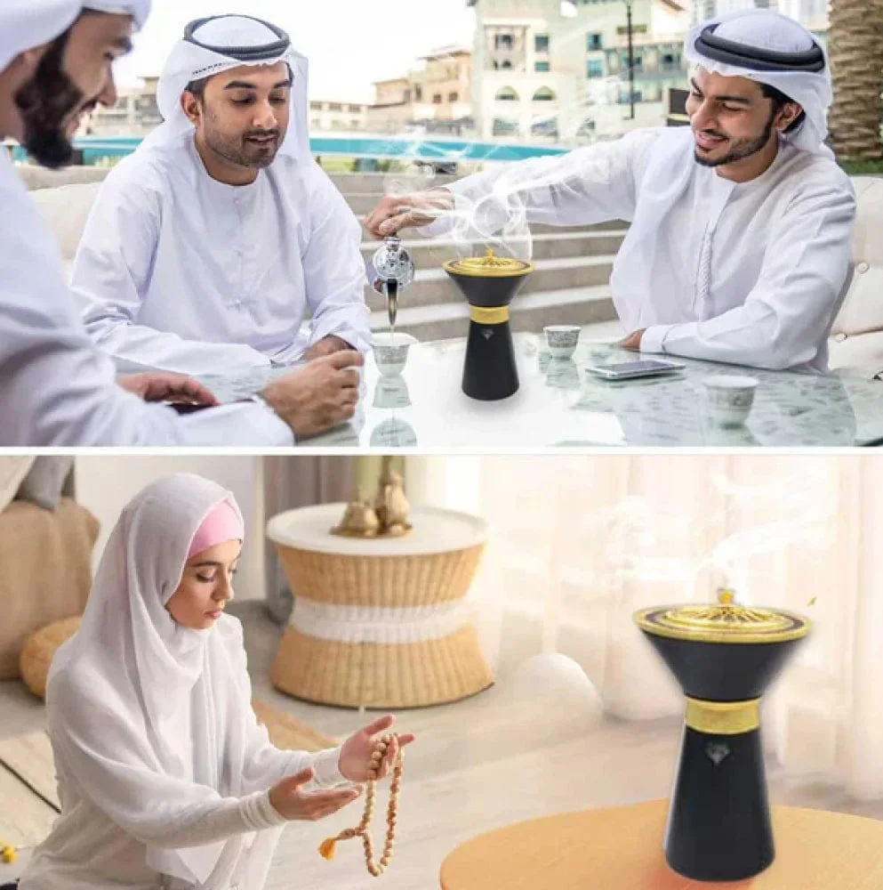 ✨مبخرة الكترونية فاخرة قابلة للشحن ✨توصيل مجاني