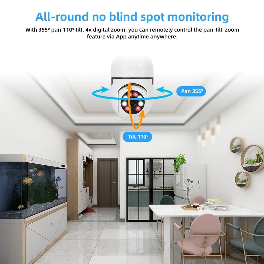Caméra de surveillance 360 sans fil ✨LIVRAISON GRATUITE✨