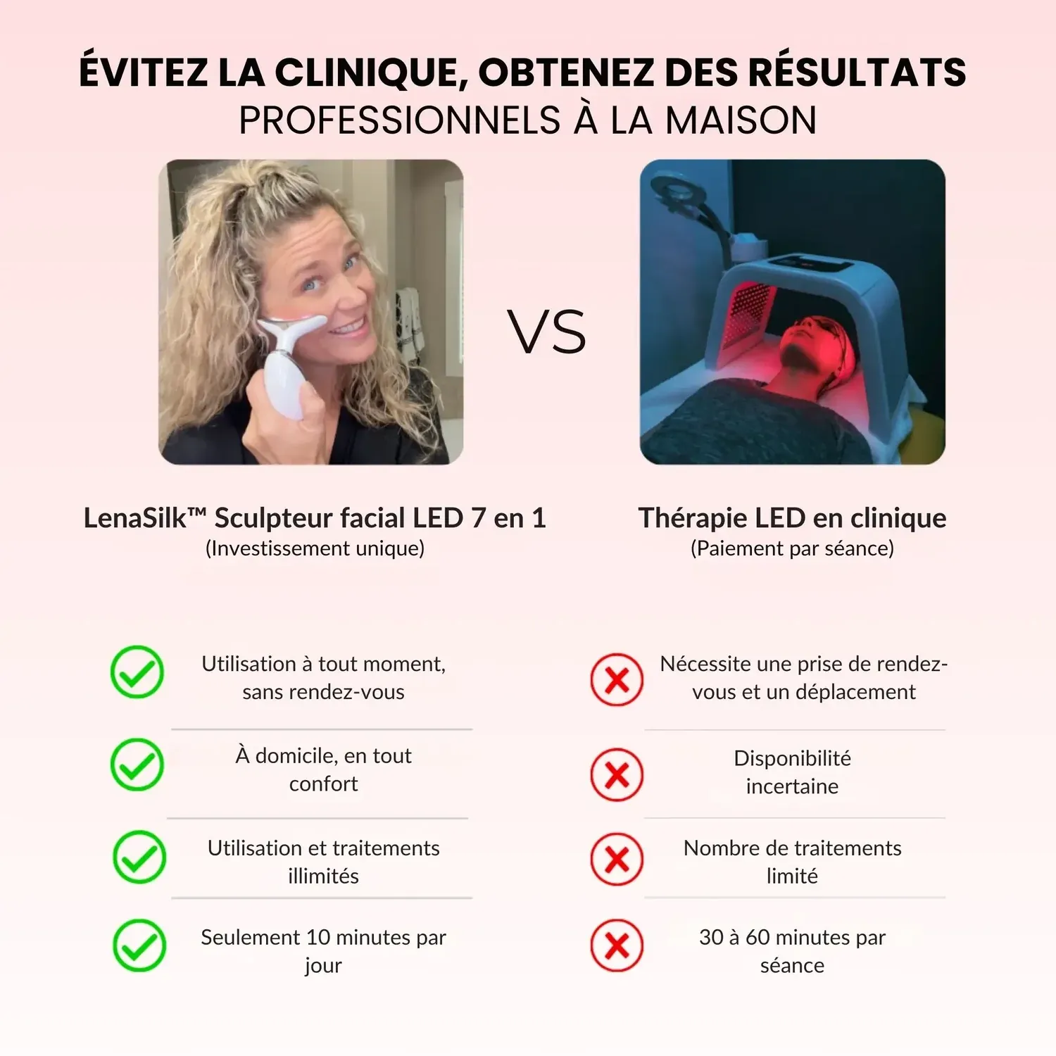 LenaSilk™ Sculpteur facial LED ✨LIVRAISON GRATUITE✨
