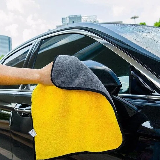 Pack (02PCS) Serviette en Microfibre pour Lavage de Voiture 30X30