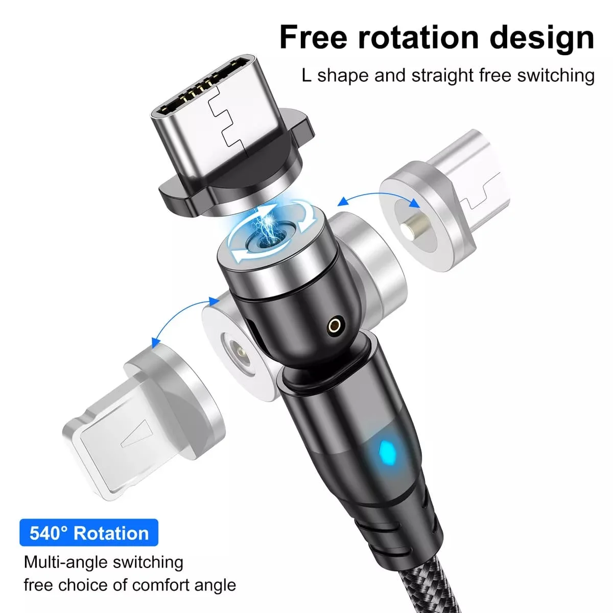 3en1 Fast Charging 100W Type C/MINI USB/IOS ⚡LIVRAISON GRATUITE⚡