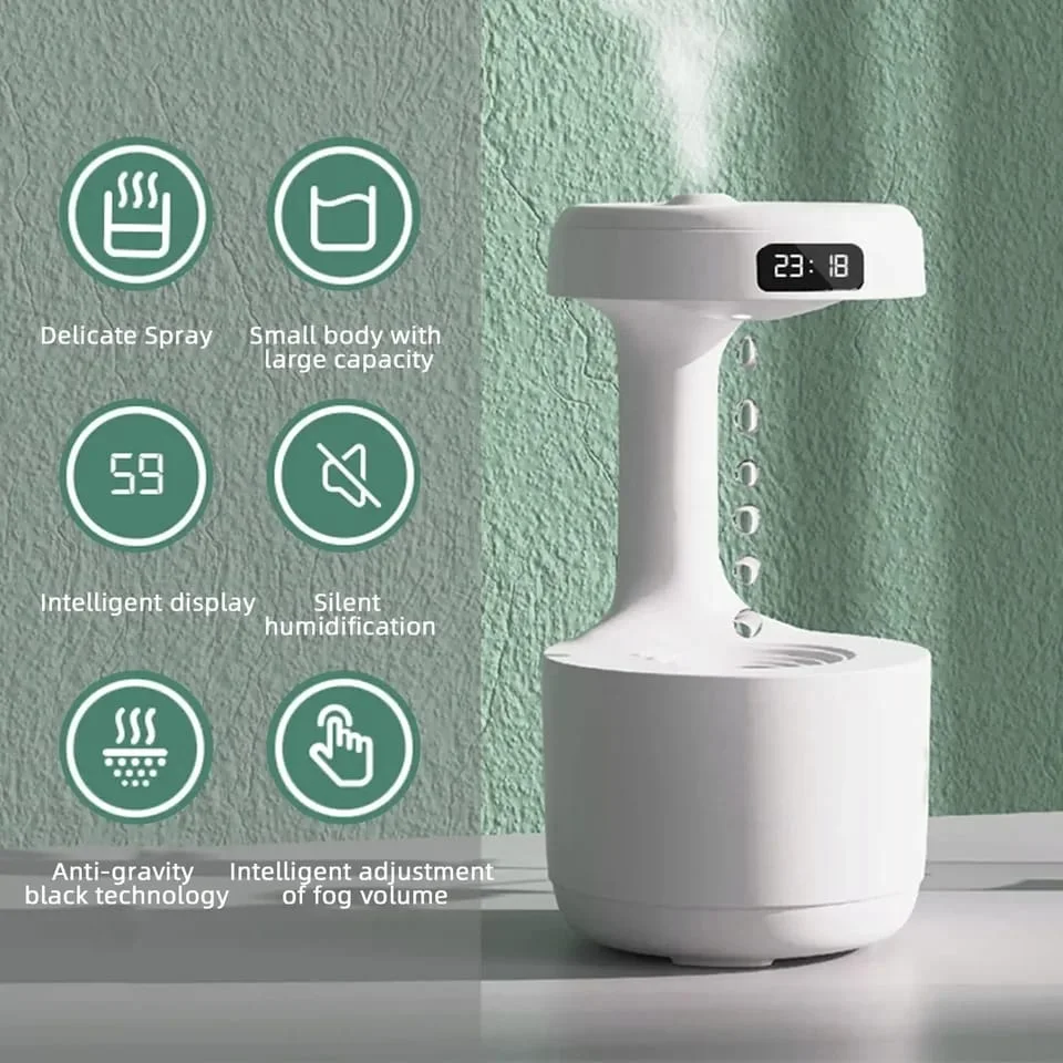 Humidificateur d'Air Anti-Gravité à Ultrasons ✨LIVRAISON GRATUITE✨