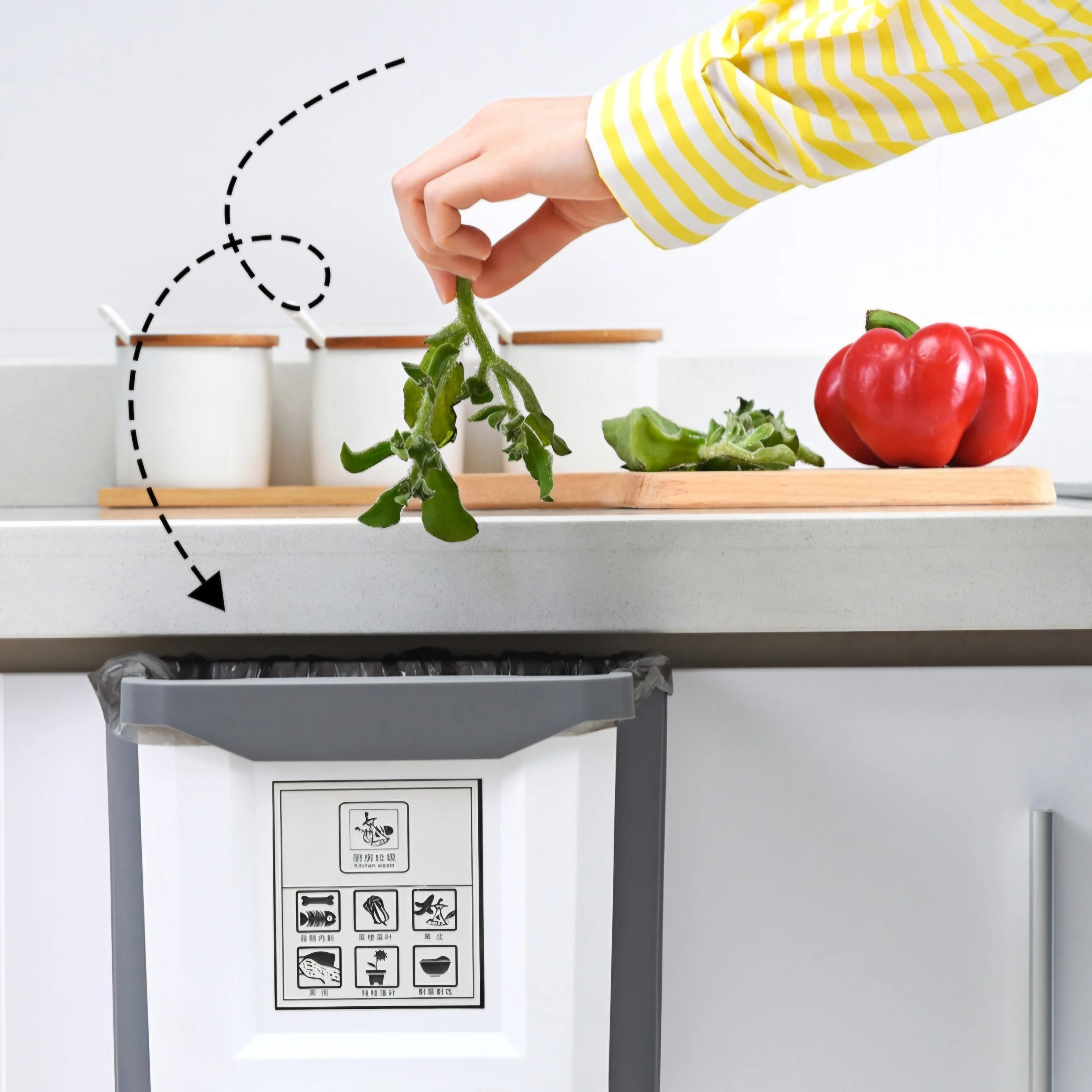 Poubelle de cuisine pliante ✨LIVRAISON GRATUITE✨