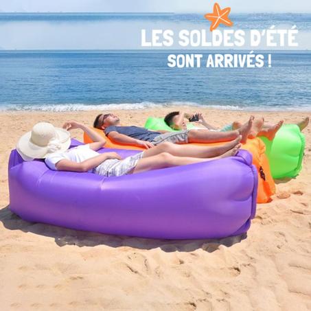 🌊SOLDES D'ÉTÉ🌊 AirLounge Canapé Gonflable en tissu Oxford épais