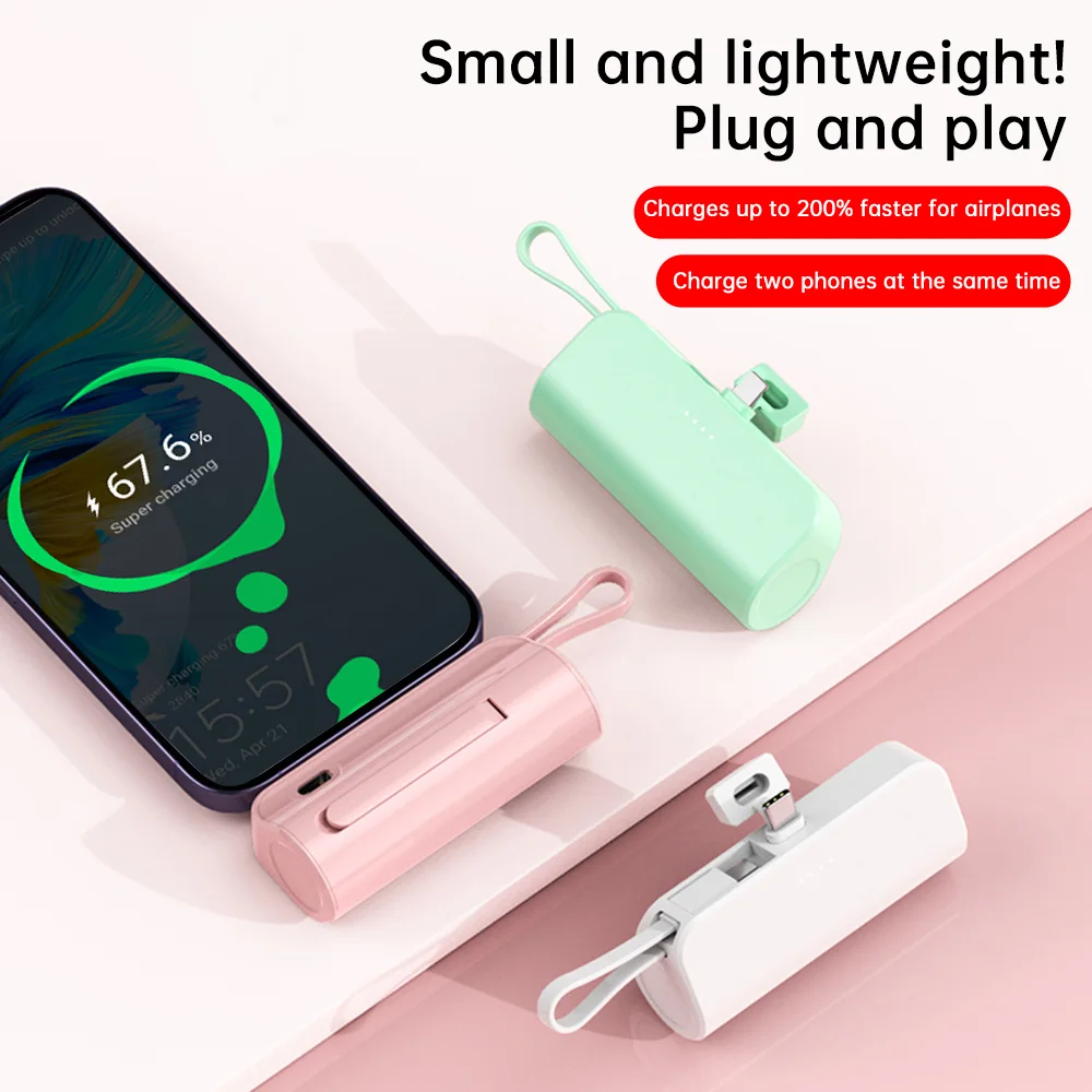Mini Power Bank 22.5W LOTSO ✨LIVRAISON GRATUITE✨