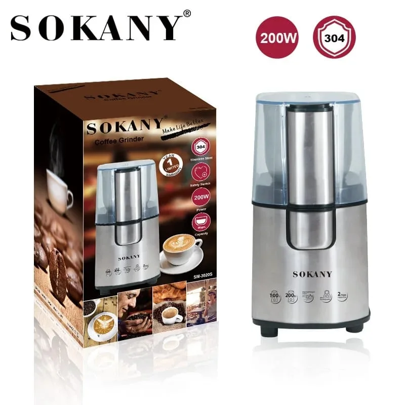 🇮🇹SOKANY🇮🇹 Moulin à Épices En Acier Inoxydable
