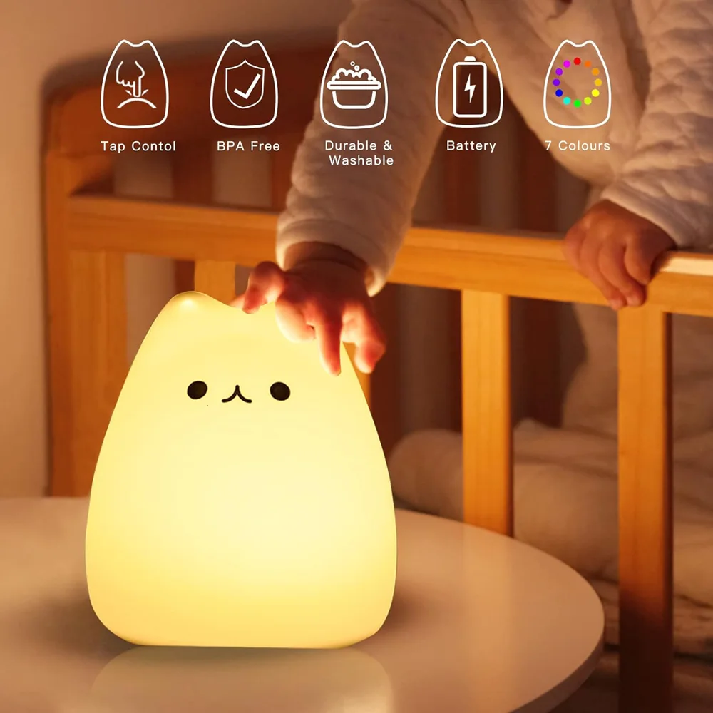 Veilleuse Smart LED en Silicone ✨LIVRAISON GRATUITE✨