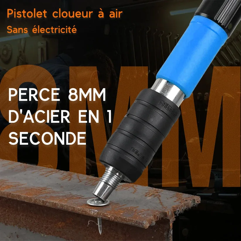 Pistolet cloueur en acier +100 clous