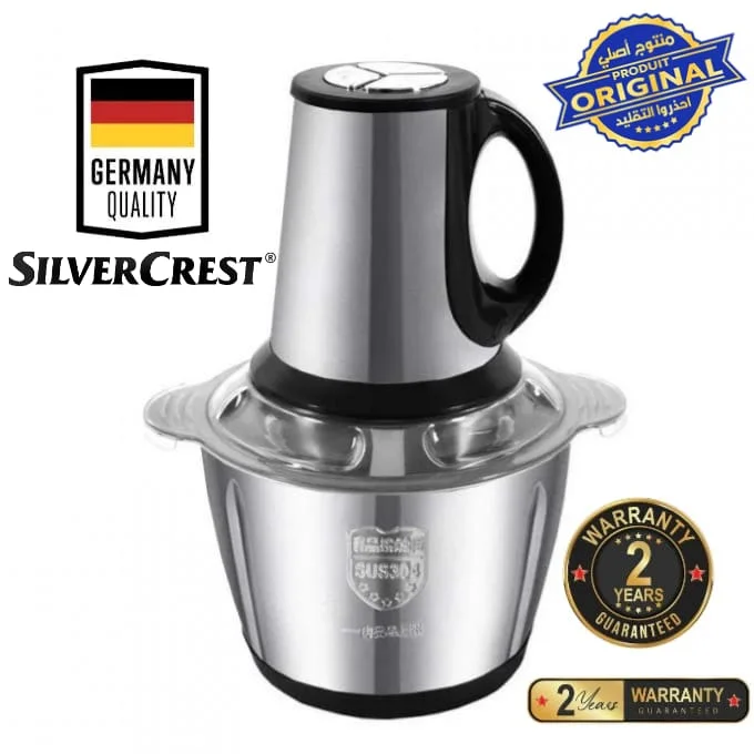 Hachoir SILVERCREST 3L 6Lames 1000W