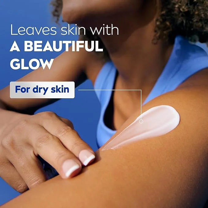 لوشن الجسم بزبدة الكاكاو من نيفيا، معزز بفيتامين E للبشرة الجافة، 400 مل