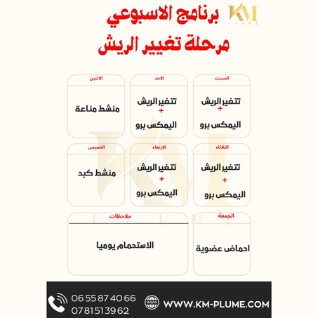 برنامج تغيير الريش