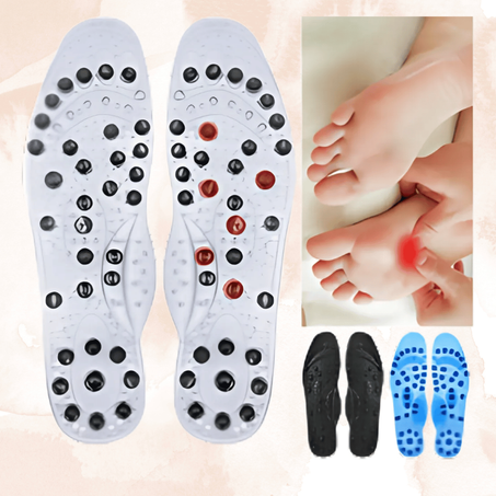 نعل مغناطيسي لراحة القدمين وتنحيف الجسم - للرجال والنساء