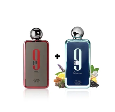 PACK 9pm ( REBEL + DIVE ) 50 ml