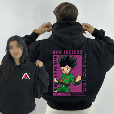 GON Premium Hoodie Oversized (Print Avant et Arriere )