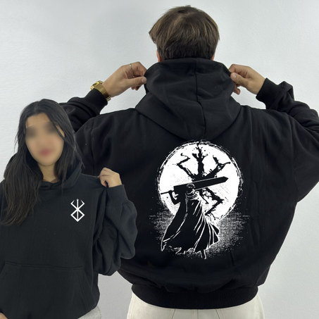 Guts 2 Premium Hoodie Oversized (Print Avant et Arriere ) Guts 2