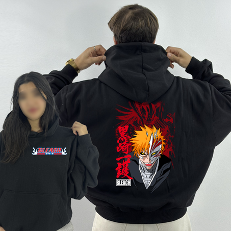 ICHIGO Premium Hoodie Oversized (Print Avant et Arriere )