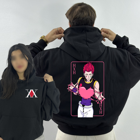 HISOKA Premium Hoodie Oversized (Print Avant et Arriere )