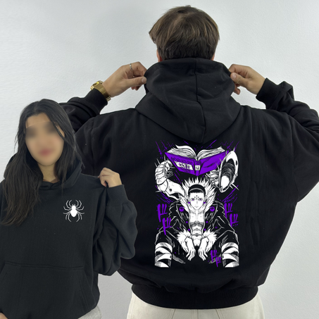 Chrollo Premium Hoodie Oversized (Print Avant et Arriere )