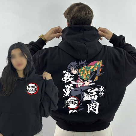 GIYU Premium Hoodie Oversized (Print Avant et Arriere )