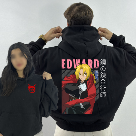 Edwardo Premium Hoodie Oversized (Print Avant et Arriere )