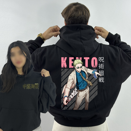 NANAMI KENTO Premium Hoodie Oversized (Print Avant et Arriere )