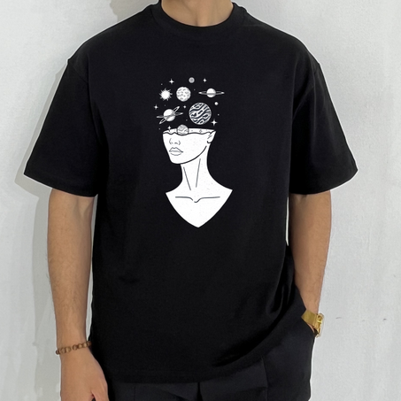 ASTRO Women Mind  Oversized Premium T-shirt