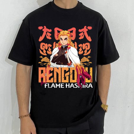 Kyōjurō Rengoku Oversized Premium T-shirt