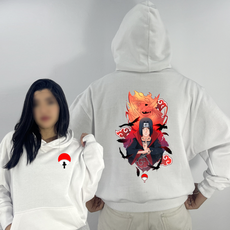 Itachi Premium Hoodie Oversized (Print Avant et Arriere )